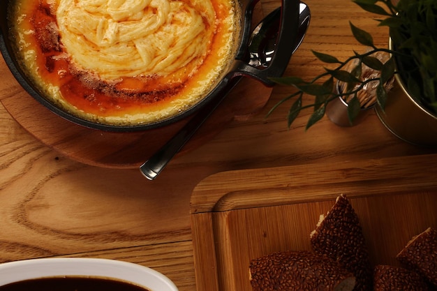 Zbliżenie na potrawę w misce